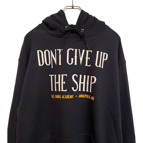 新品　USNA”Don't give up the ship" CHAMPION HOODIE