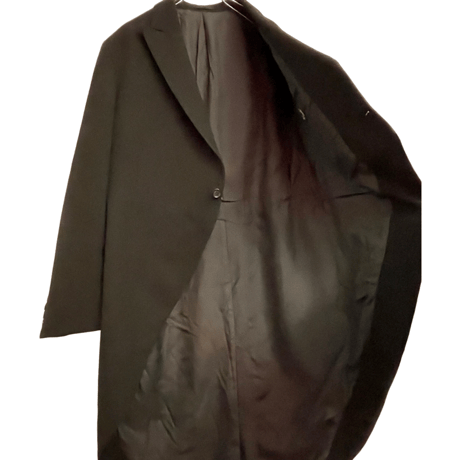 USED VINTAGE MORNING COAT ”100%PURE WOOL” MADE IN ENGLAND