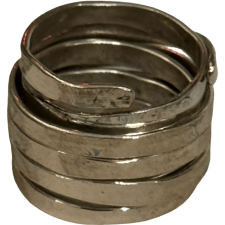 新品　NEW STERLING SILVER  STRAP RING #2