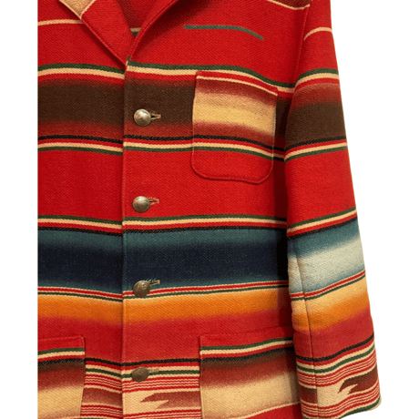 USED VINTAGE MADE IN USA  POLO COUNTRY RUG JACKET
