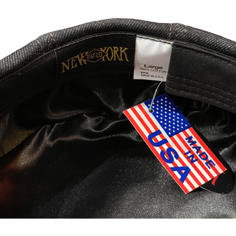 新品　NEW YORK HAT DENIM NEWS BOY  CASQUETTE  MADE IN USA