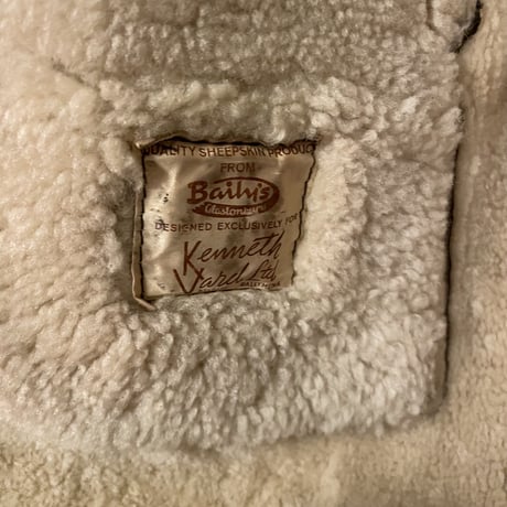 USED VINTAGE SHEARLING COAT ”MADE IN ENGLAND”