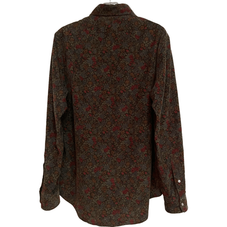 USED POLO RALPH LAUREN FLORAL PRINT CORDUROY BD SHIRTS