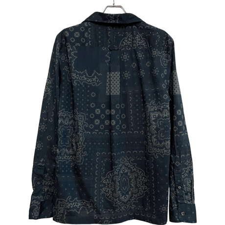 新品　TODD SNYDER BANDANA PRINT SHIRTS INDIGO DYE