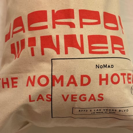 THE NOMAD HOTEL Las Vegas CANVAS DUFFLE BAG