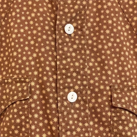USED RRL BROWN STAR WESTERN SHIRTS