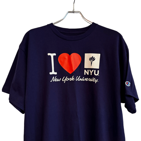 新品　CHAMPION S/S TSHIRTS  NYU(New York UNIVERSITY)