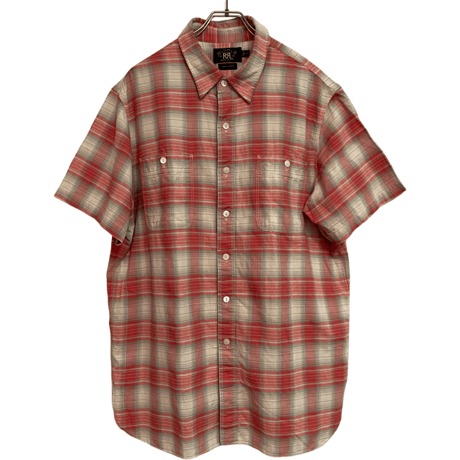 USED   DOUBLE RL CHECK SHIRTS