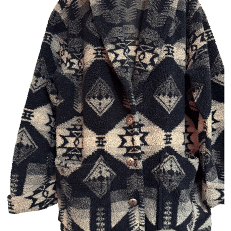 USED RL Lauren NATIVE PILE JACKET MADE IN USA