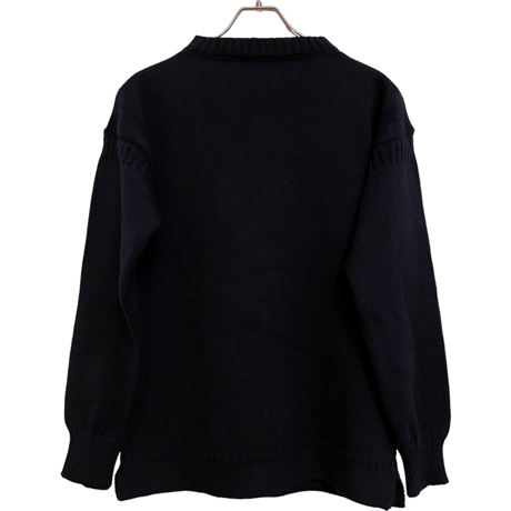 USED VINTAGE GURNSEY WOOLENS  SWEATER ”MADE IN ENGLAND”