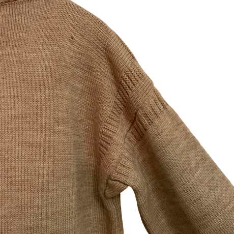 USED VINTAGE GURNSEY WOOLENS  SWEATER ”MADE IN ENGLAND”