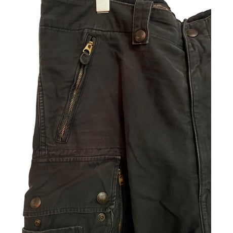 USED DOUBLE RL BLACK CARGO HEAVY WEIGHT COTTON