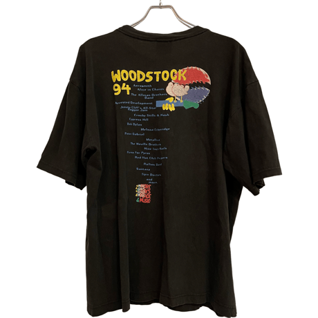 USED VINTAGE 90s WOODSTOCK 94 ROCK TEE