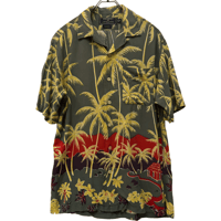 USED VINTAGE   POLO SPORTS  S/S OPEN COLLAR SHIRTS