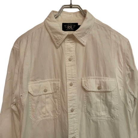 USED   DOUBLE RL COTTON×LINEN COMPASS WORK SHIRTS