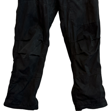 USED POLO RALPH LAUREN BLACK DOUBLE FACE BUSH PANTS