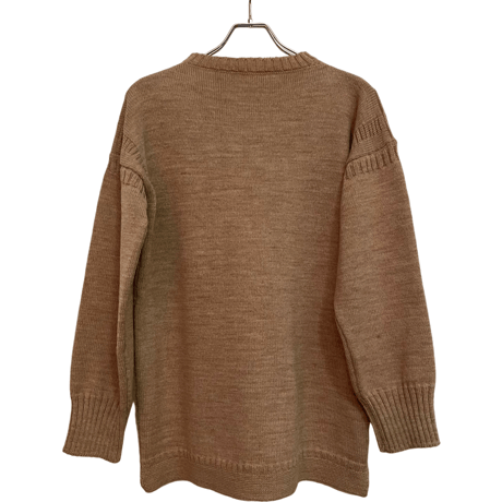 USED VINTAGE GURNSEY WOOLENS  SWEATER ”MADE IN ENGLAND”
