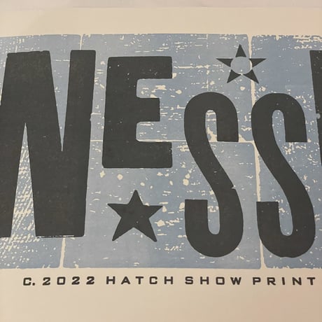 新品　 HATCH SHOW PRINT POSTER ”TENNESSEE”  MADE IN USA