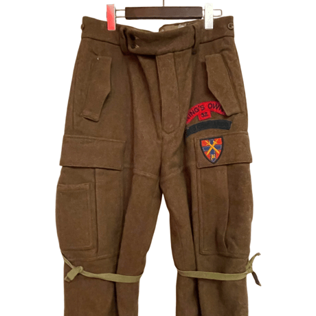 DEAD STOCK POLO RUGBY WOOL FIELD PANTS