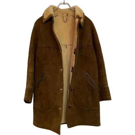 USED VINTAGE SHEARLING COAT ”MADE IN ENGLAND”