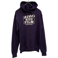 新品　NEW YORK UNIVERSITY(NYU FILM) × CHAMPION FLEECE HOODIE