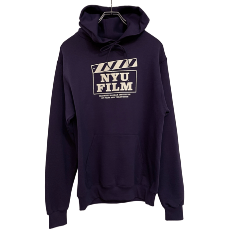 新品　NEW YORK UNIVERSITY(NYU FILM) × CHAMPION FLEECE HOODIE