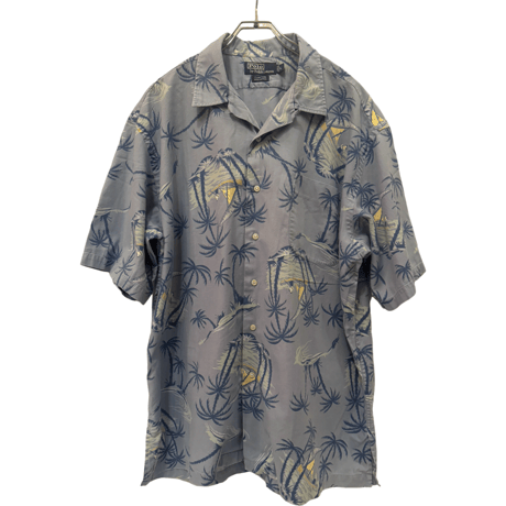 USED VINTAGE   POLO RALPH LAUREN S/S OPEN COLLAR SHIRTS