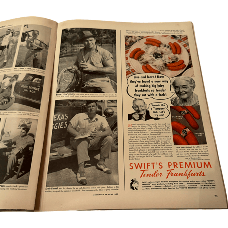 VINTAGE BOOK (USED)  LIFE MAGAZINE 1940 SEPTEMBER