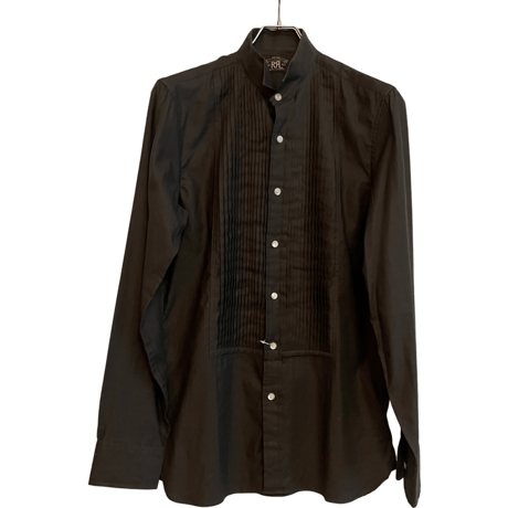 新品 DOUBLE RL ”BLACK” DRESS SHIRTS (OUTLET品)