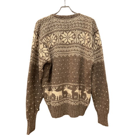 USED 90s DOUBLE RL V NECK SWEATER