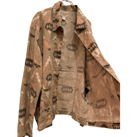 USED DOUBLE RL LINEN CHORE JACKET