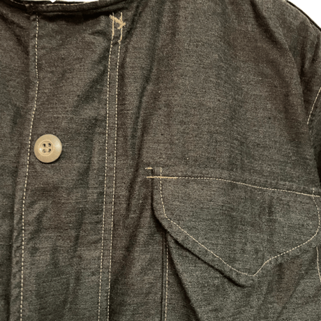 USED  US MILITARY M65 FIELD JACKET S-S BLACK OVER DYED