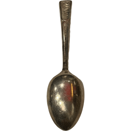 USED ANTIQUE 1953 ELIZABETH II CORONATION SPOON MADE IN ENGLAND