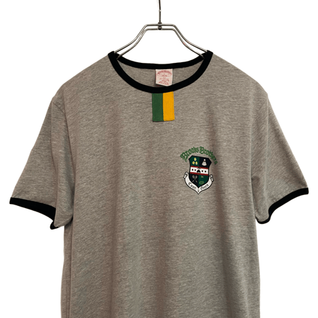 新品　 BROOKS BROTHERS S/S TRIM TSHIRTS  ”COURT&GREEN" CLASSIC FIT