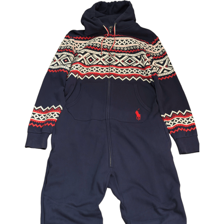 USED POLO RALPH LAUREN SWEAT HOODIE JUMP SUIT