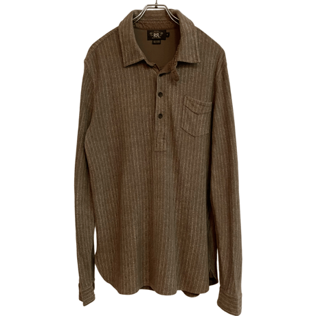 USED RRL STRIPE WORK SHIRTS