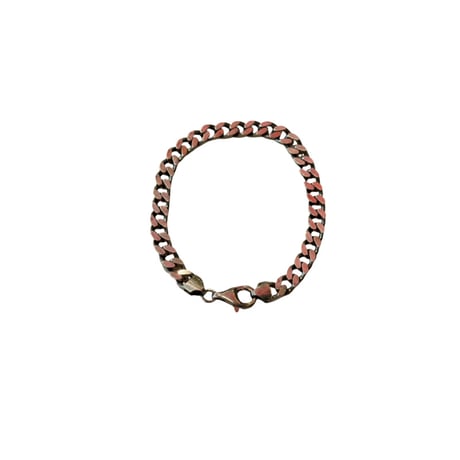 VINTAGE　SILVER　CURB CHAIN BRACELET