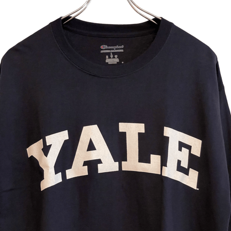 新品　CHAMPION L/S TSHIRTS ”YALE UNIVERSITY”