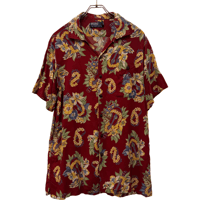 USED VINTAGE   POLO RALPH LAUREN S/S OPEN COLLAR SHIRTS