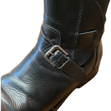USED Ralph Lauren PURPLE LABEL PULL-ON BOOTS