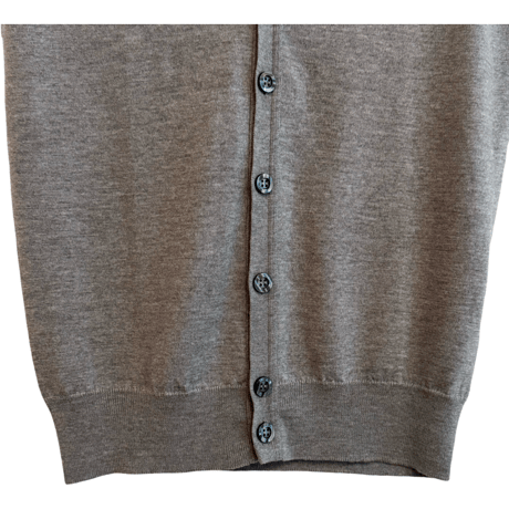 新品　JOHN SMEDLEY  WOOL WAIST COAT  "MADE IN ENGLAND"