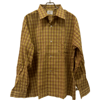 DEADSTOCK 1960s VAN HEUSEN   L/S OPEN COLLAR  SHIRTS MADE IN USA