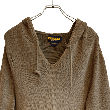 USED  POLO RUGBY KNIT HOODIE