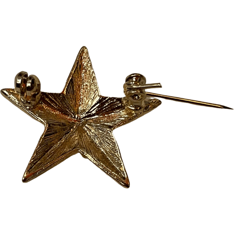 DEADSTOCK  80s  ”STAR”　PINS "BIG"  ”MADE IN UK”