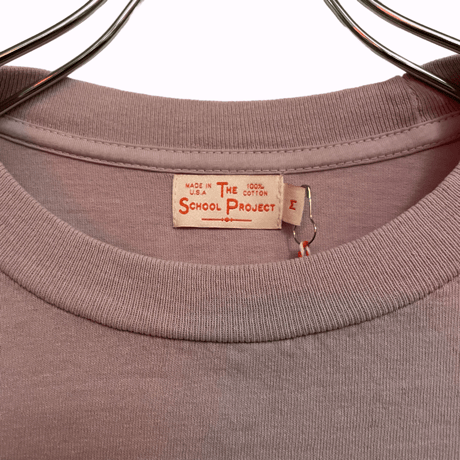 新品 LINUS GOLD ”TSP”  L/S TUBLAR TSHIRTS”BLUSH” MADE IN USA