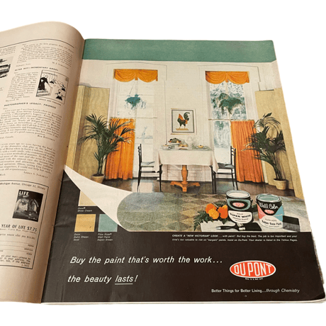 VINTAGE BOOK (USED)  LIFE MAGAZINE 1959 APRIL