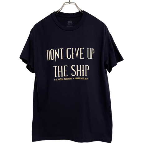新品　USNA”Don't give up the ship" TSHIRTS