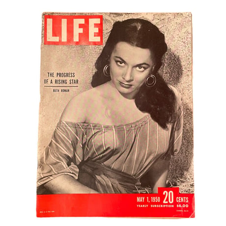VINTAGE BOOK (USED)  LIFE MAGAZINE 1950 MAY
