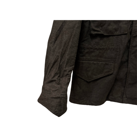 USED  US MILITARY M65 FIELD JACKET S-XS BLACK OVER DYED