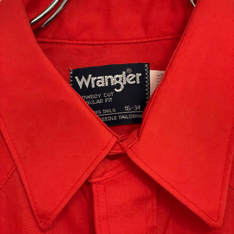 USED  1980's  Wrangler Longtail western shirts Made in USA